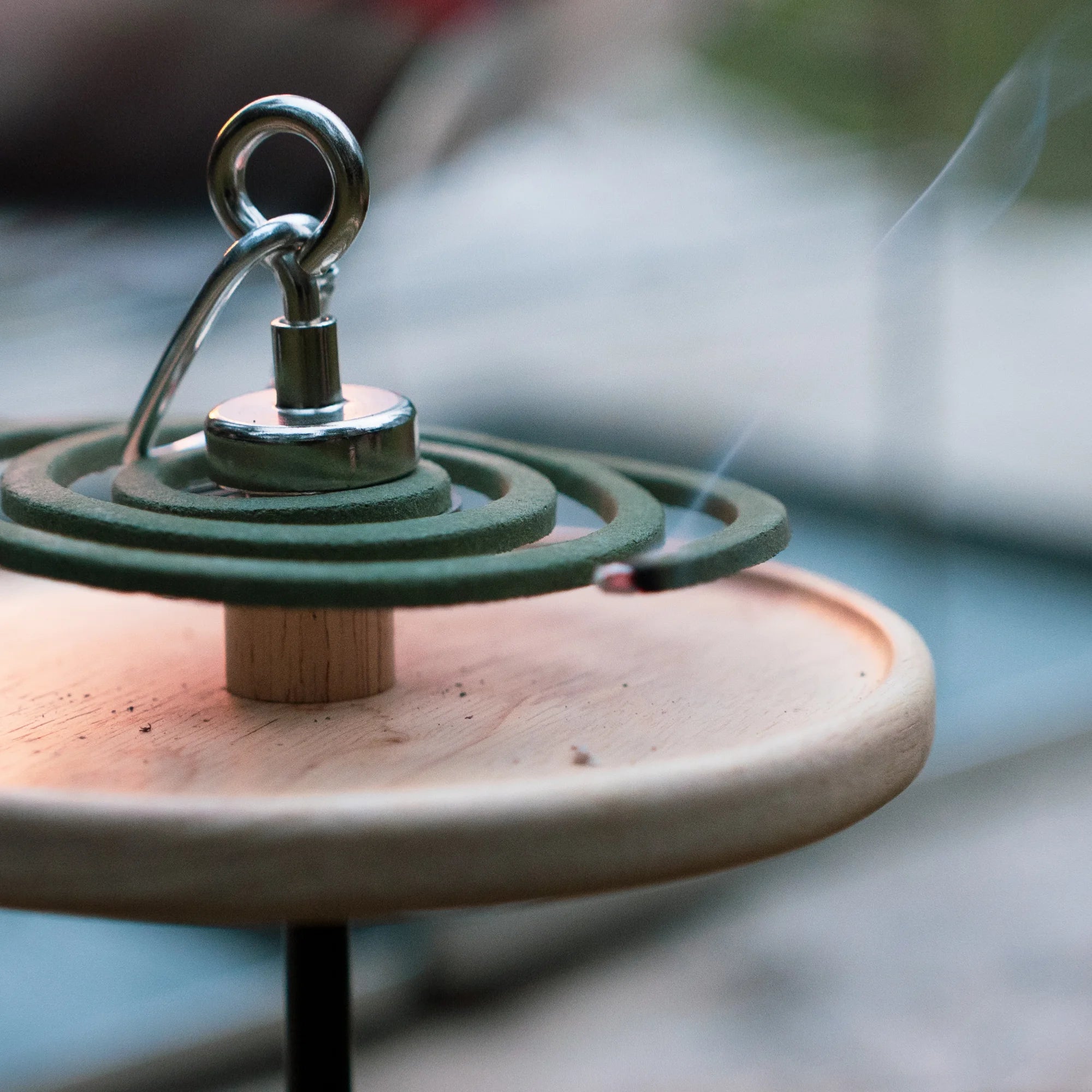TriCamp Wood Mosquito Coil Holder feature overview — lightweight camp accessory Australia