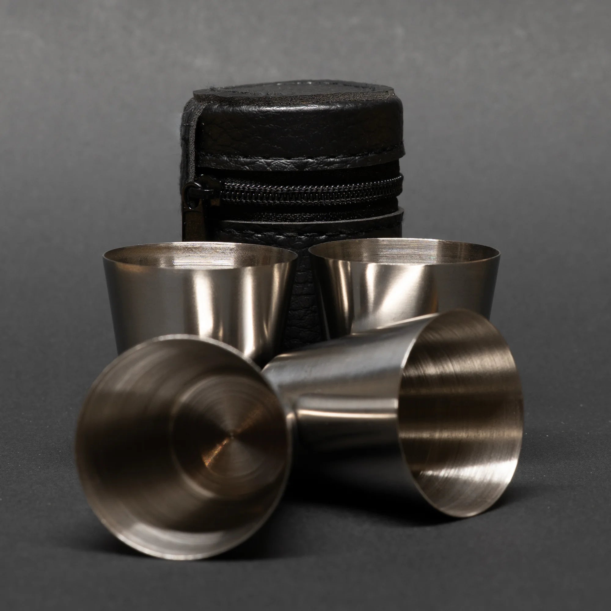 TriCamp Stainless Steel Shot Glasses 30ml Set of 4 — outdoor entertaining shot glass set Australia
