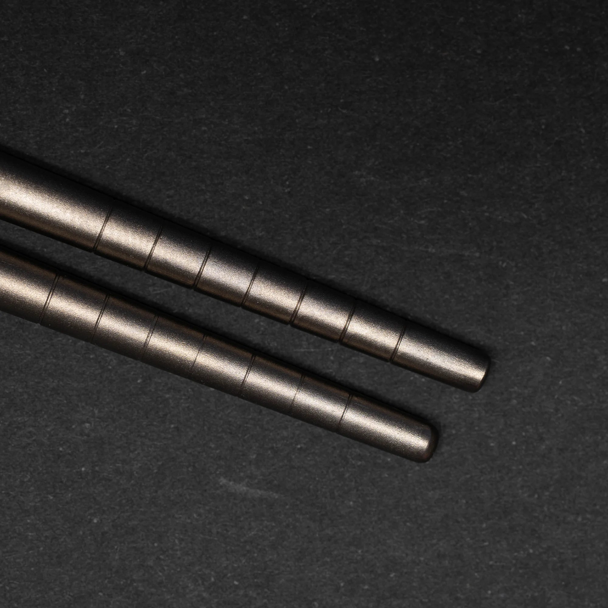 TriCamp Titanium Chopsticks close-up — textured grip tip for secure outdoor use