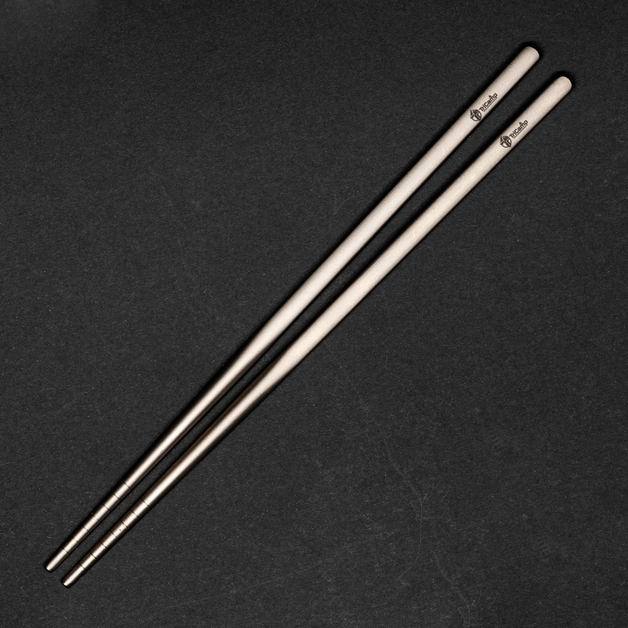 TriCamp Titanium Chopsticks pair — durable reusable camp chopsticks, eco-friendly