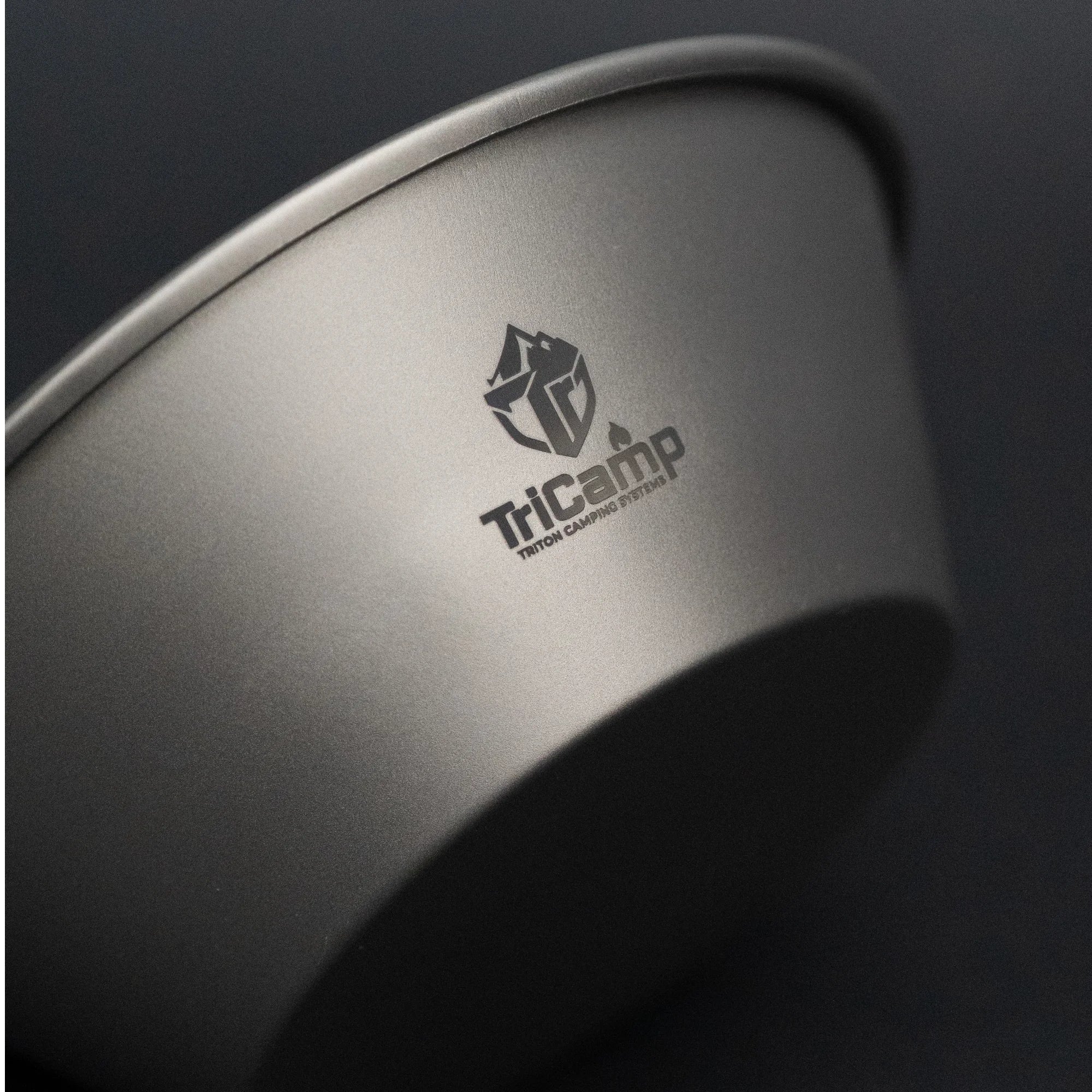 TriCamp Titanium Sierra Cup 260ml side view — ultralight titanium camping cup
