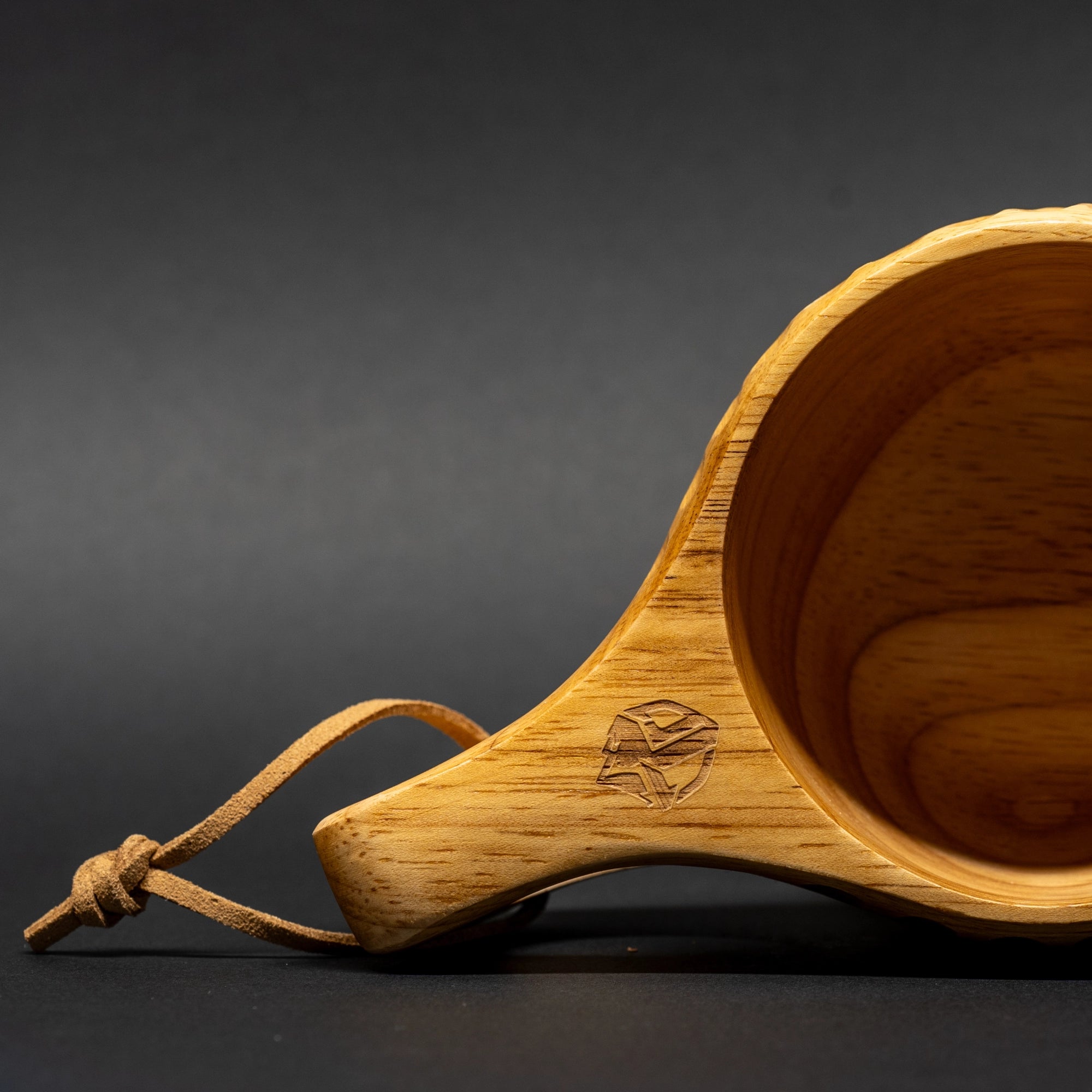 TriCamp Kuksa Cup wooden camping mug — handcrafted Scandinavian style outdoor cup Australia