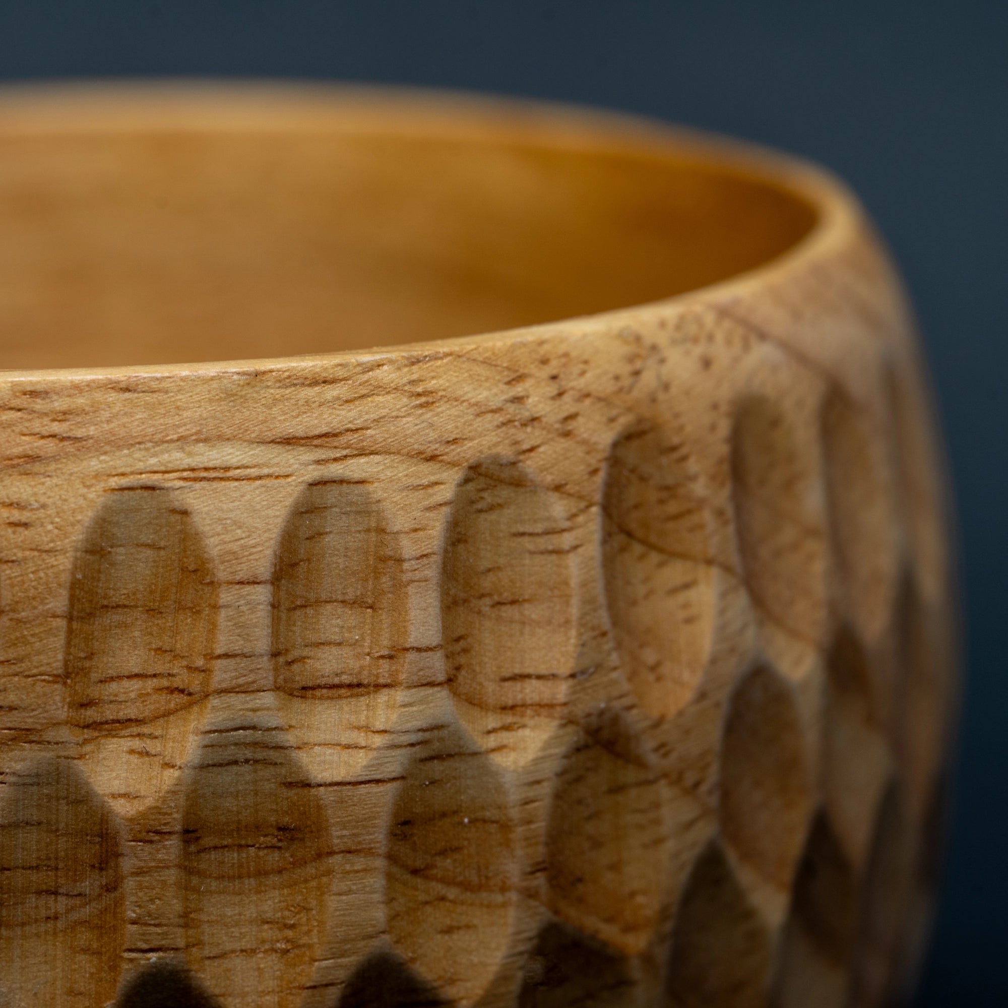 TriCamp Kuksa Cup lifestyle — drinking from a wooden cup outdoors in nature